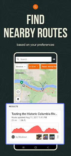 Скриншот 8 — Ride with GPS: Bike Navigation