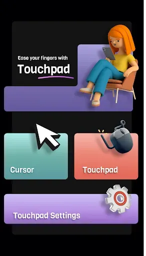 Скриншот 1 — Phone Touchpad : Mobile Cursor