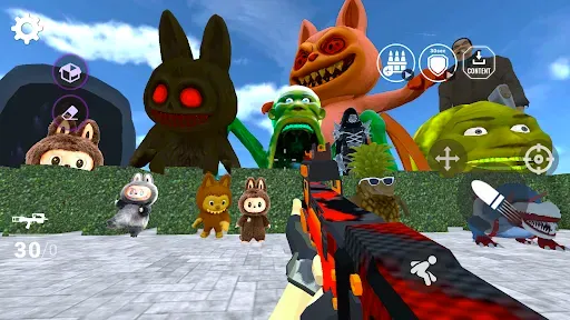 Скриншот 3 — Nextbots In Backrooms: Shooter