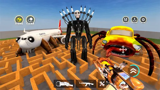Скриншот 1 — Nextbots In Playground mod