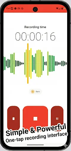 Скриншот 1 — Wear Audio Recorder
