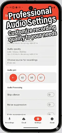 Скриншот 7 — Wear Audio Recorder