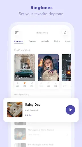 Скриншот 3 — Social Ringtone, Wallpapers