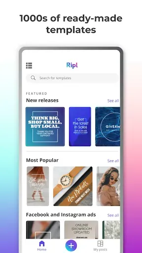 Скриншот 2 — Ripl: Social Media Marketing