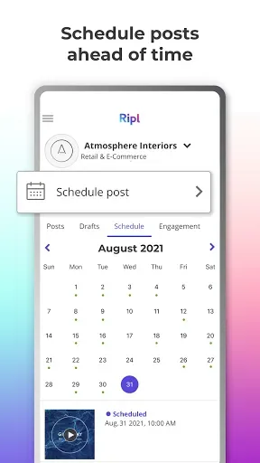 Скриншот 7 — Ripl: Social Media Marketing
