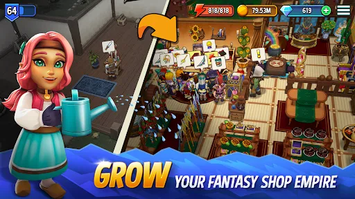 Скриншот 7 — Shop Titans: Crafting Tycoon