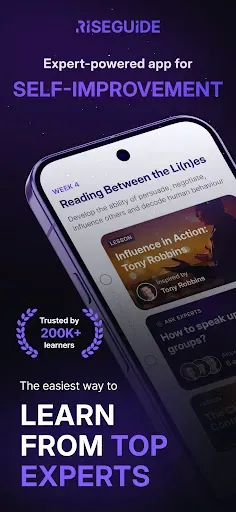 Скриншот 1 — RiseGuide: Expert Insights