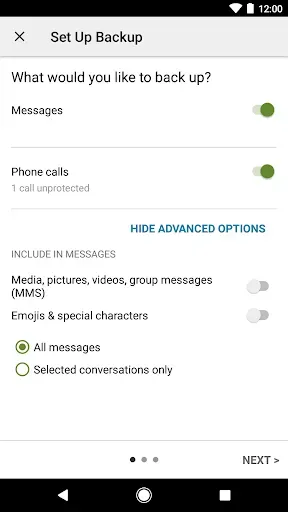 Скриншот 4 — SMS Backup & Restore
