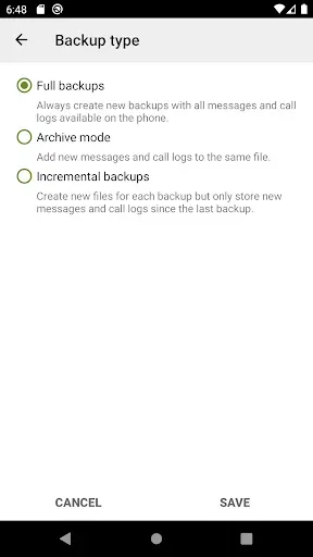 Скриншот 8 — SMS Backup & Restore