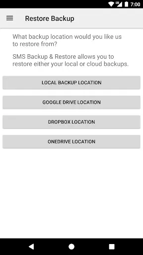 Скриншот 6 — SMS Backup & Restore Pro
