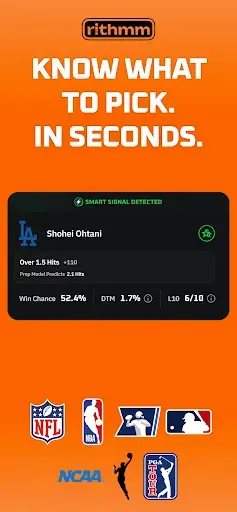 Скриншот 1 — Rithmm: AI Sports Betting