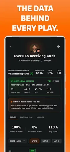 Скриншот 4 — Rithmm: AI Sports Betting
