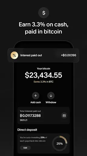 Скриншот 3 — River: Buy Bitcoin