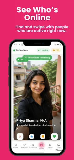 Скриншот 1 — Rizzmance: Live Dating & Video
