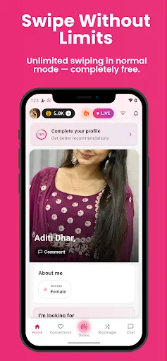 Скриншот 2 — Rizzmance: Live Dating & Video