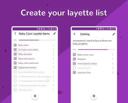 Скриншот 5 — Baby's Day: Baby layette list