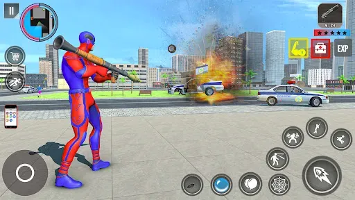 Скриншот 4 — Rope Action City Fighting Game