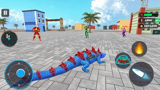 Скриншот 2 — Crocodile Animal Robot Games