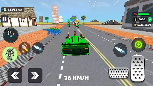 Скриншот 4 — Crocodile Animal Robot Games