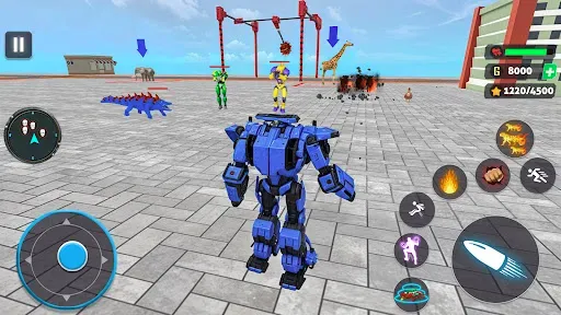 Скриншот 8 — Crocodile Animal Robot Games