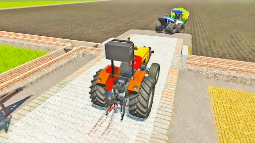 Скриншот 1 — Indian Farming Tractor 3D Game