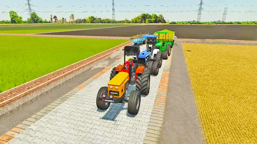 Скриншот 3 — Indian Farming Tractor 3D Game