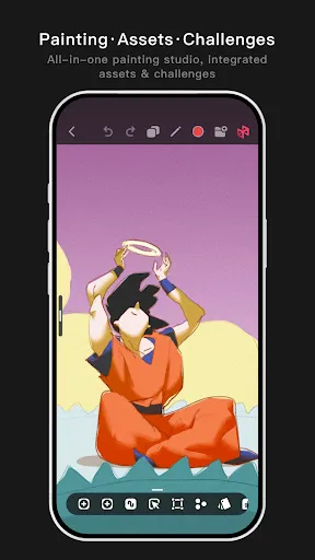 Скриншот 1 — Pofi Brush - Sketch & Paint