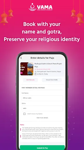 Скриншот 6 — VAMA – Online Puja & Astrology