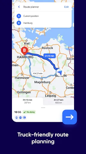Скриншот 5 — Eurowag Navigation - Truck GPS