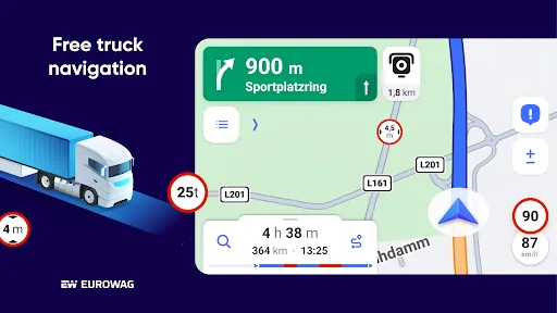 Скриншот 7 — Eurowag Navigation - Truck GPS