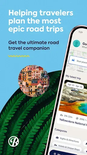 Скриншот 1 — Roadtrippers - Trip Planner