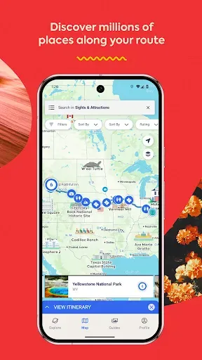 Скриншот 3 — Roadtrippers - Trip Planner