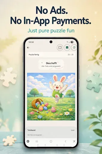 Скриншот 2 — Pure Puzzle – Jigsaw, No Ads