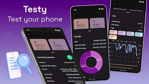 Скриншот 7 — Testy: Протестируй телефон