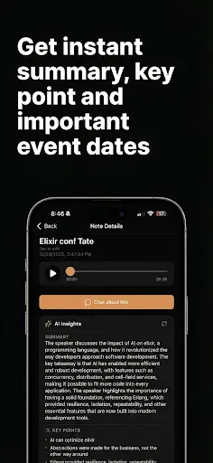 Скриншот 4 — Viska: Local AI Meeting Notes