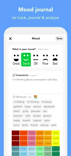 Скриншот 3 — Moodfit: Mental Health Fitness