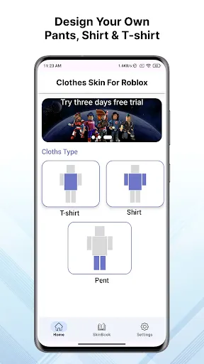 Скриншот 1 — Clothes Skin For Roblox