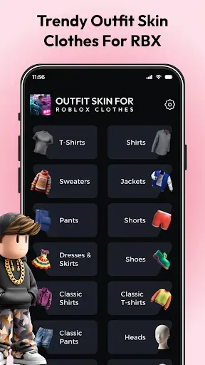 Скриншот 1 — Outfit ID Baddie Roblox Skins
