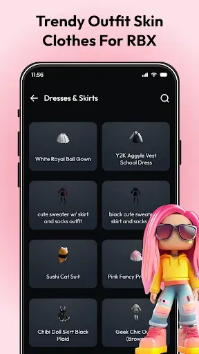 Скриншот 6 — Outfit ID Baddie Roblox Skins