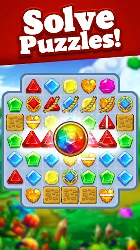 Скриншот 1 — Gem & Jewel Blast Match 3 Game
