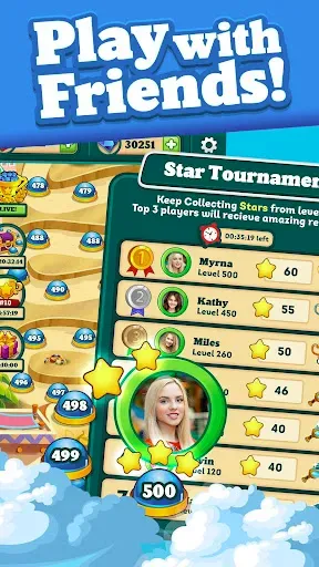 Скриншот 4 — Gem & Jewel Blast Match 3 Game