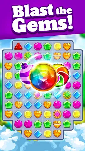 Скриншот 5 — Gem & Jewel Blast Match 3 Game