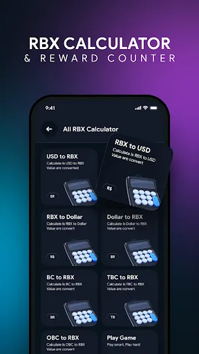 Скриншот 2 — RBX Calculator: Reward Counter