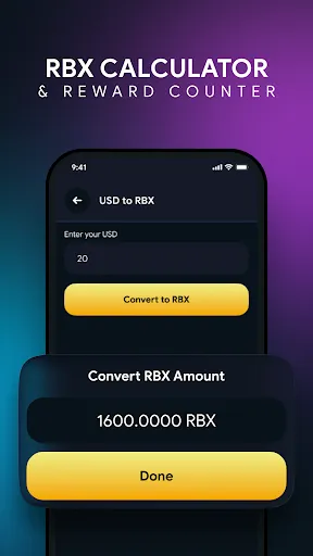 Скриншот 3 — RBX Calculator: Reward Counter