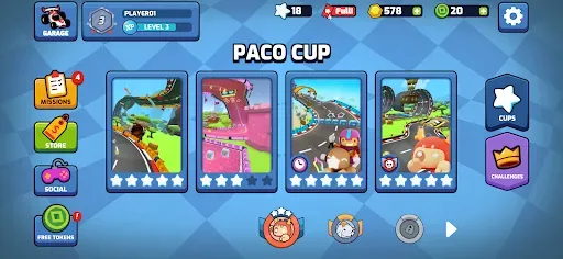 Скриншот 2 — Starlit Kart Racing