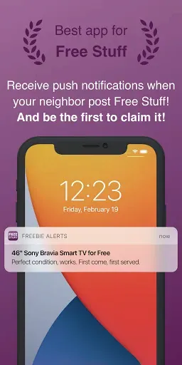 Скриншот 1 — Freebie Alerts: Free Stuff App