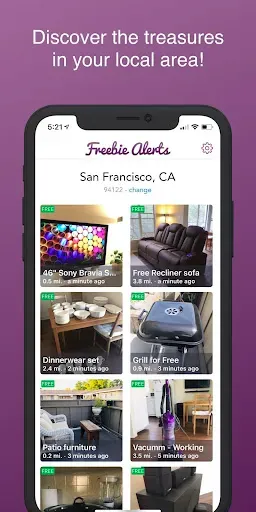 Скриншот 2 — Freebie Alerts: Free Stuff App