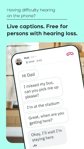 Скриншот 1 — Rogervoice Phone Call Captions