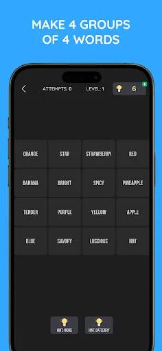 Скриншот 1 — Connections Game: Word Match