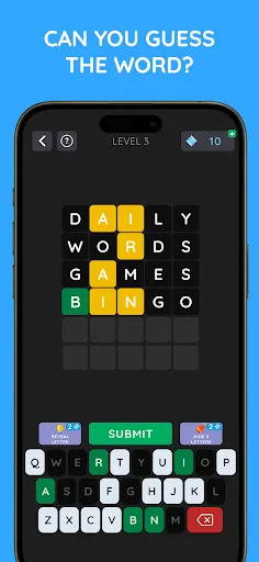 Скриншот 1 — Wordly: Daily Word Puzzle